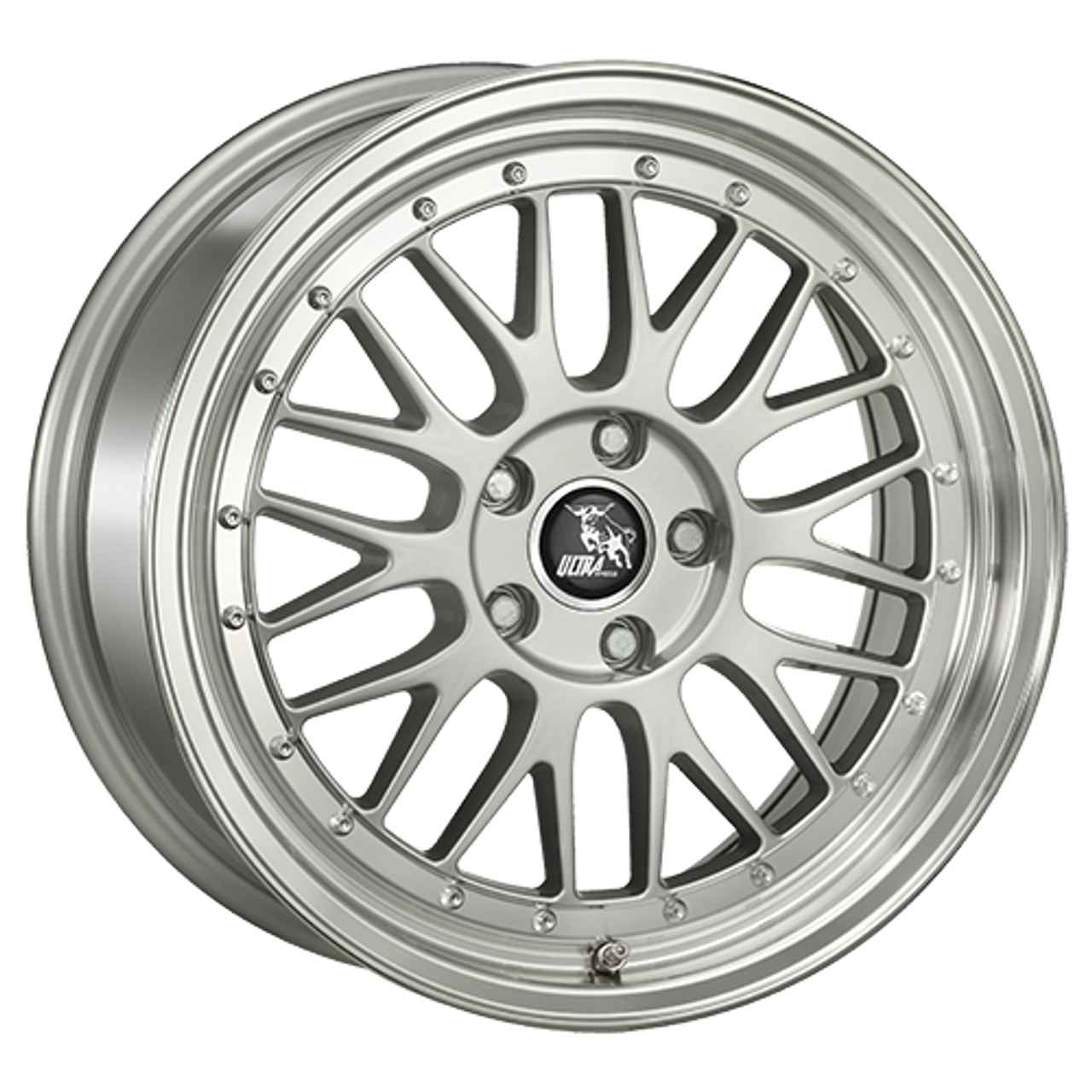 ULTRA WHEELS UA3 LE MANS silver polished 8.5Jx18 5x112 ET45