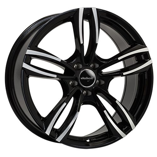 WHEELWORLD-2DRV WH29 schwarz hochglanzpoliert 8.5Jx19 5x112 ET35