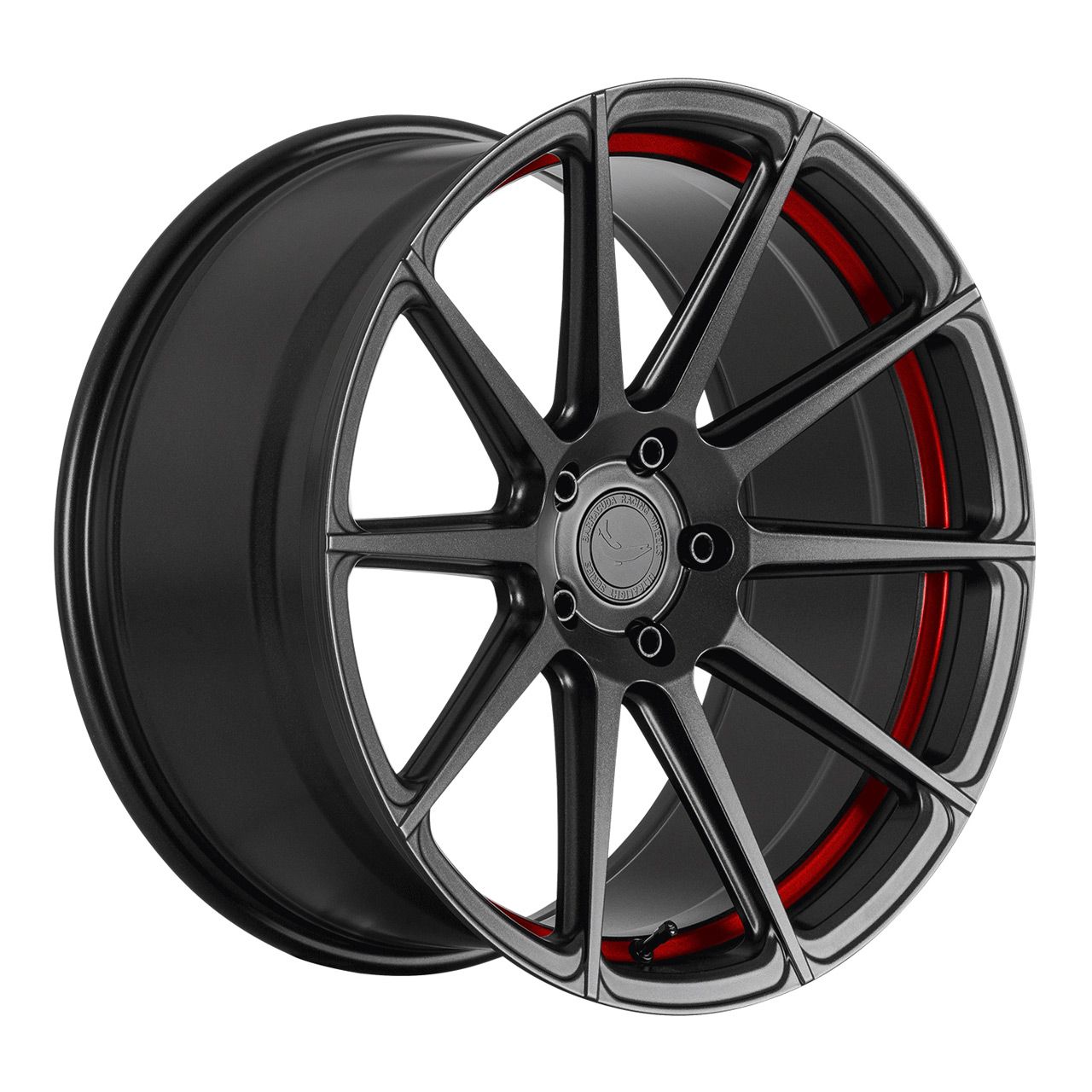 BARRACUDA PROJECT 2.0 Mattgunmetal/ undercut Color Trim rot 9.5Jx19 5x112 ET47