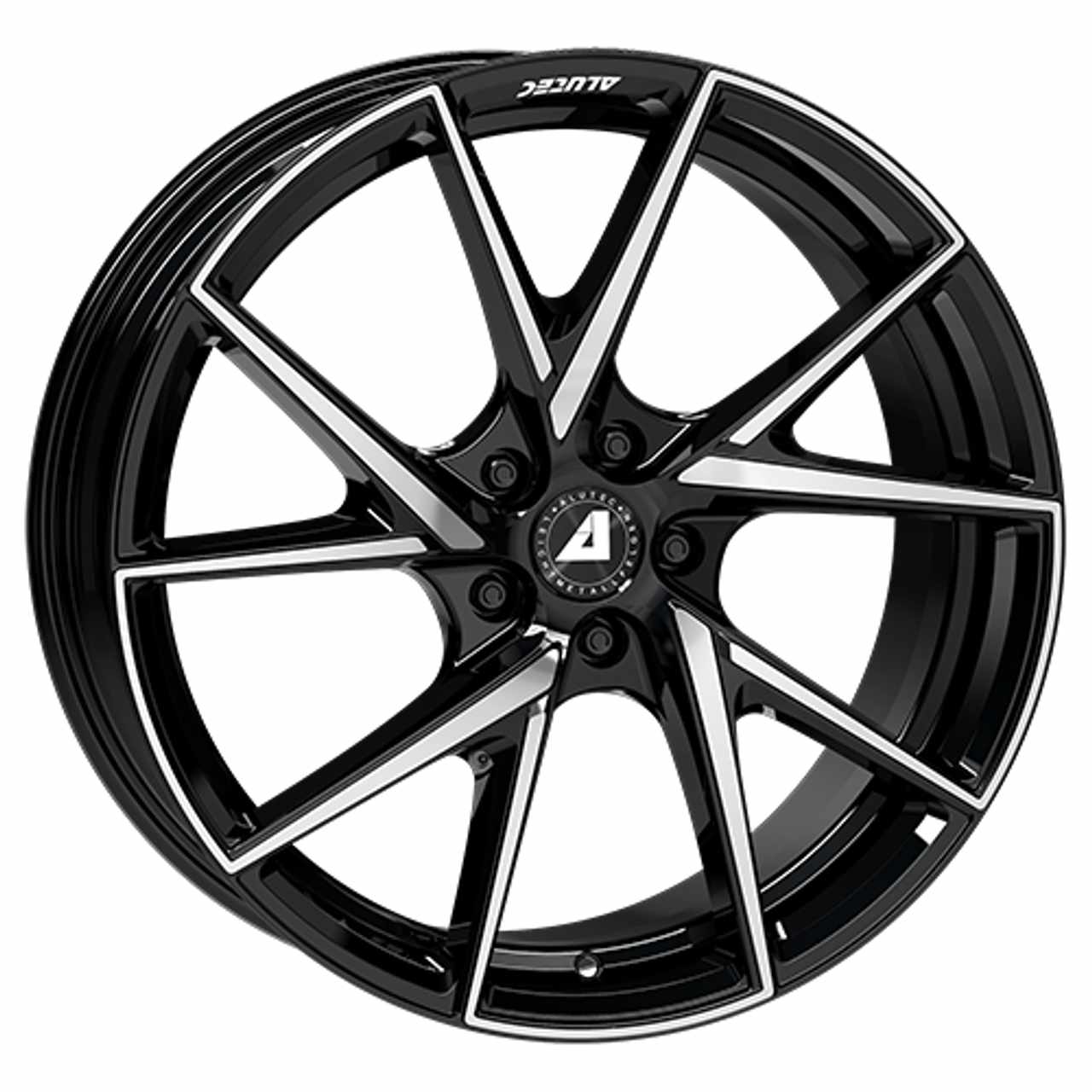 ALUTEC ADX.01 5-LOCH diamantschwarz frontpoliert 8.5Jx18 5x112 ET48