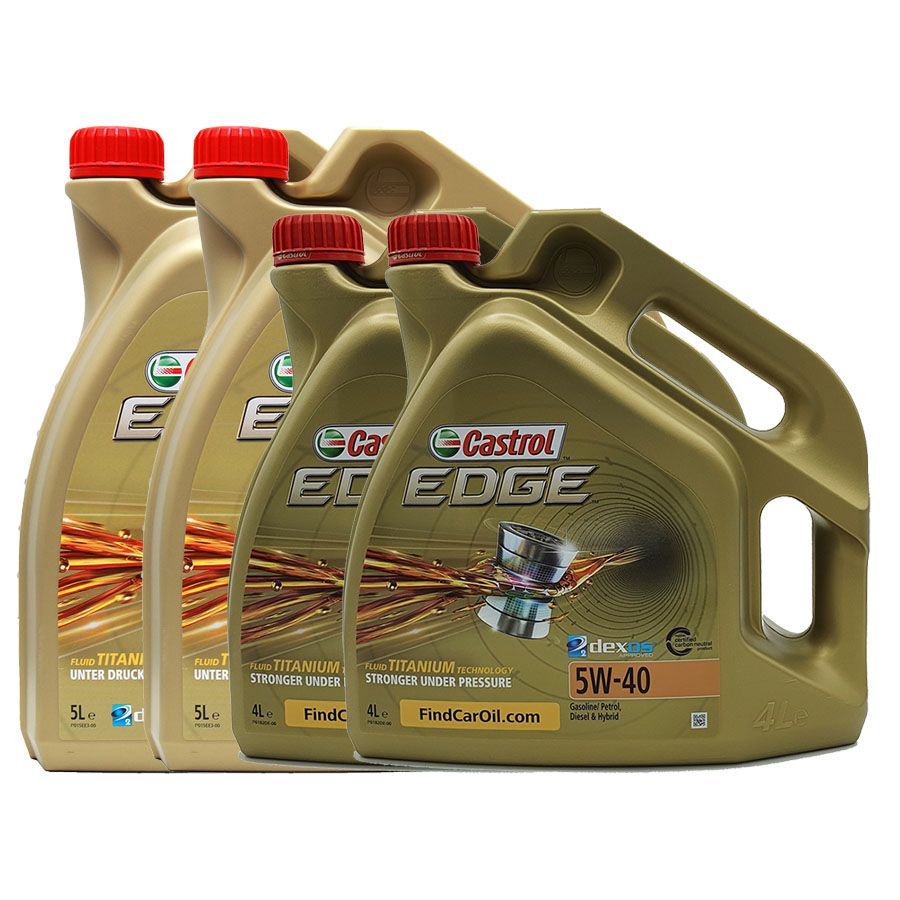 Castrol Edge Fluid Titanium 5W-40 2x4+2x5 Liter