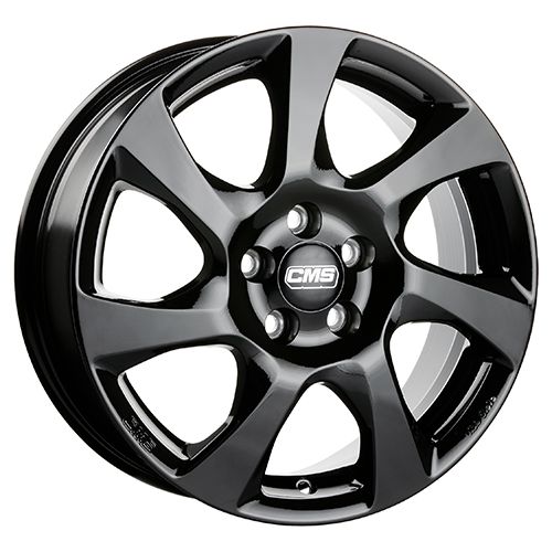 CMS C24-CBG complete black gloss 7.0Jx17 5x112 ET49