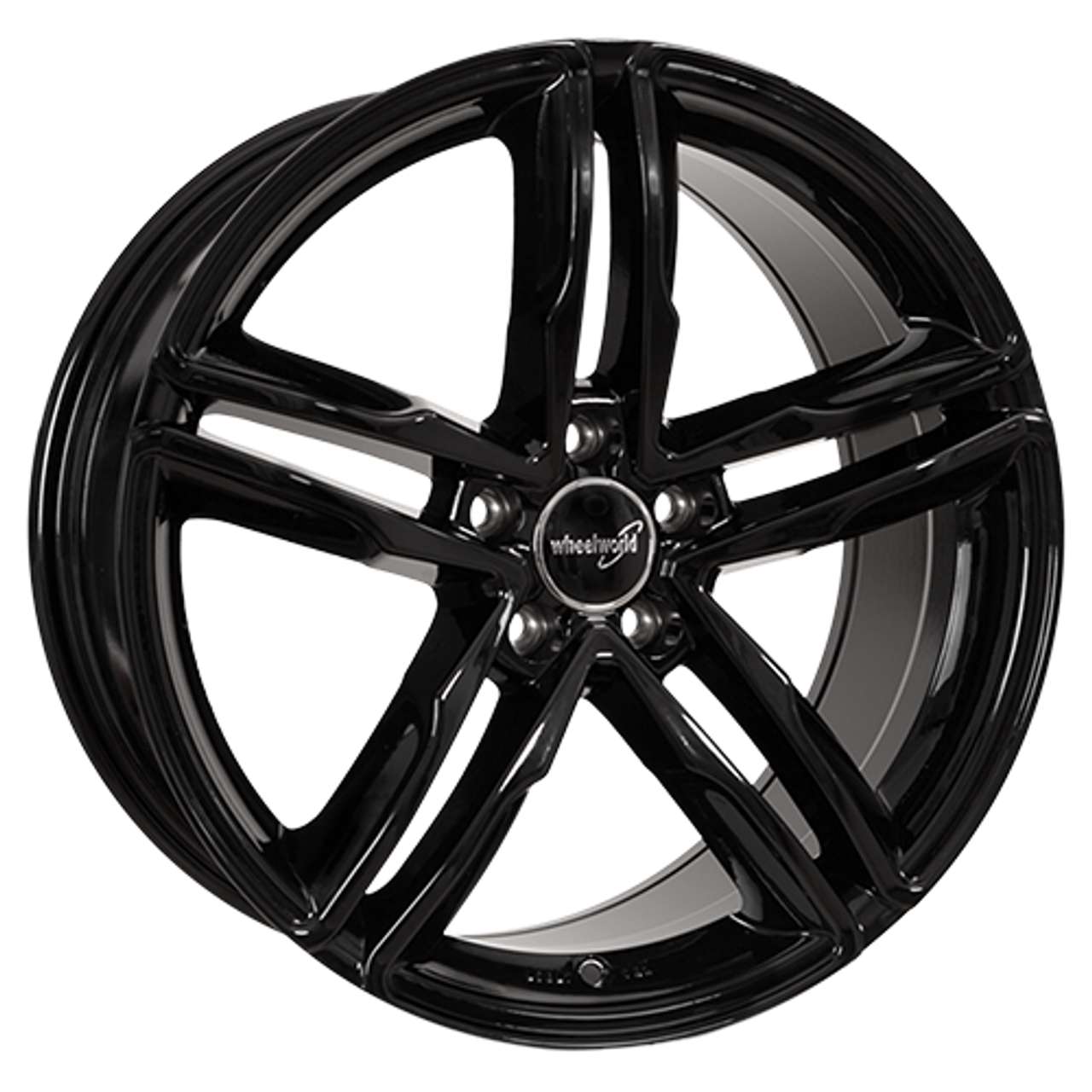 WHEELWORLD-2DRV WH11 schwarz glänzend lackiert 7.5Jx17 5x112 ET35