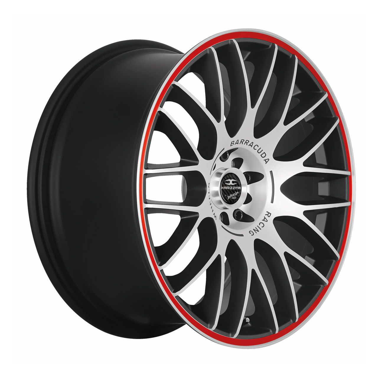 BARRACUDA KARIZZMA mattblack-polished color trim rot 7.5Jx17 4x114.3 ET35