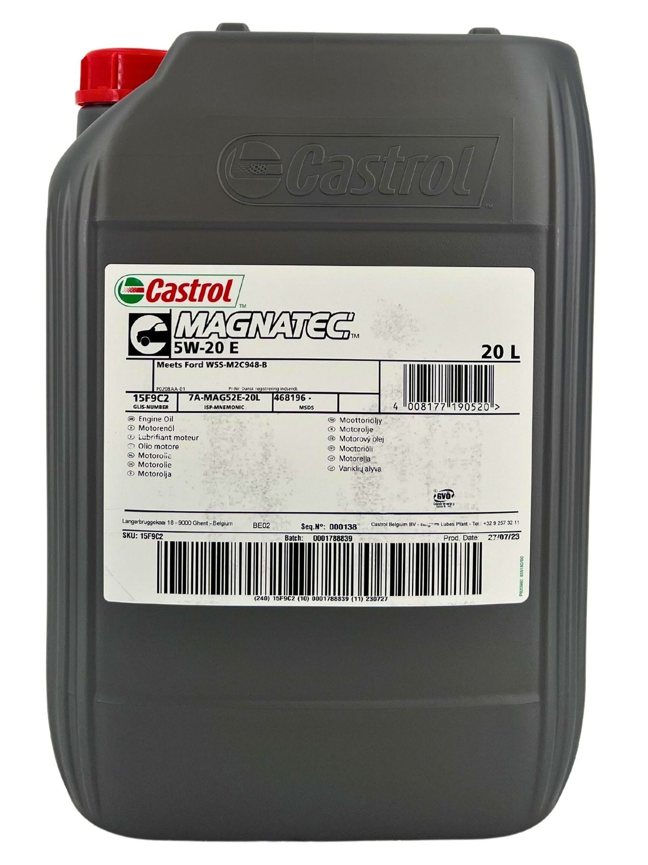 Castrol Magnatec 5W-20 E 20 Liter