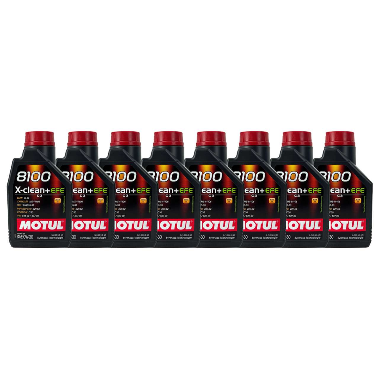 Motul 8100 X-Clean + EFE 0W-30 8x1 Liter