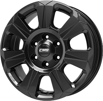 CMS C31-CBG HEAVY DUTY complete black gloss 6.5Jx16 5x120 ET60