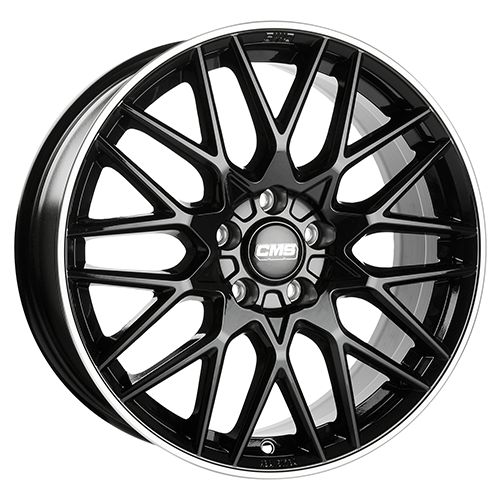 CMS C25-DRB diamond rim black 7.5Jx18 5x114.3 ET47