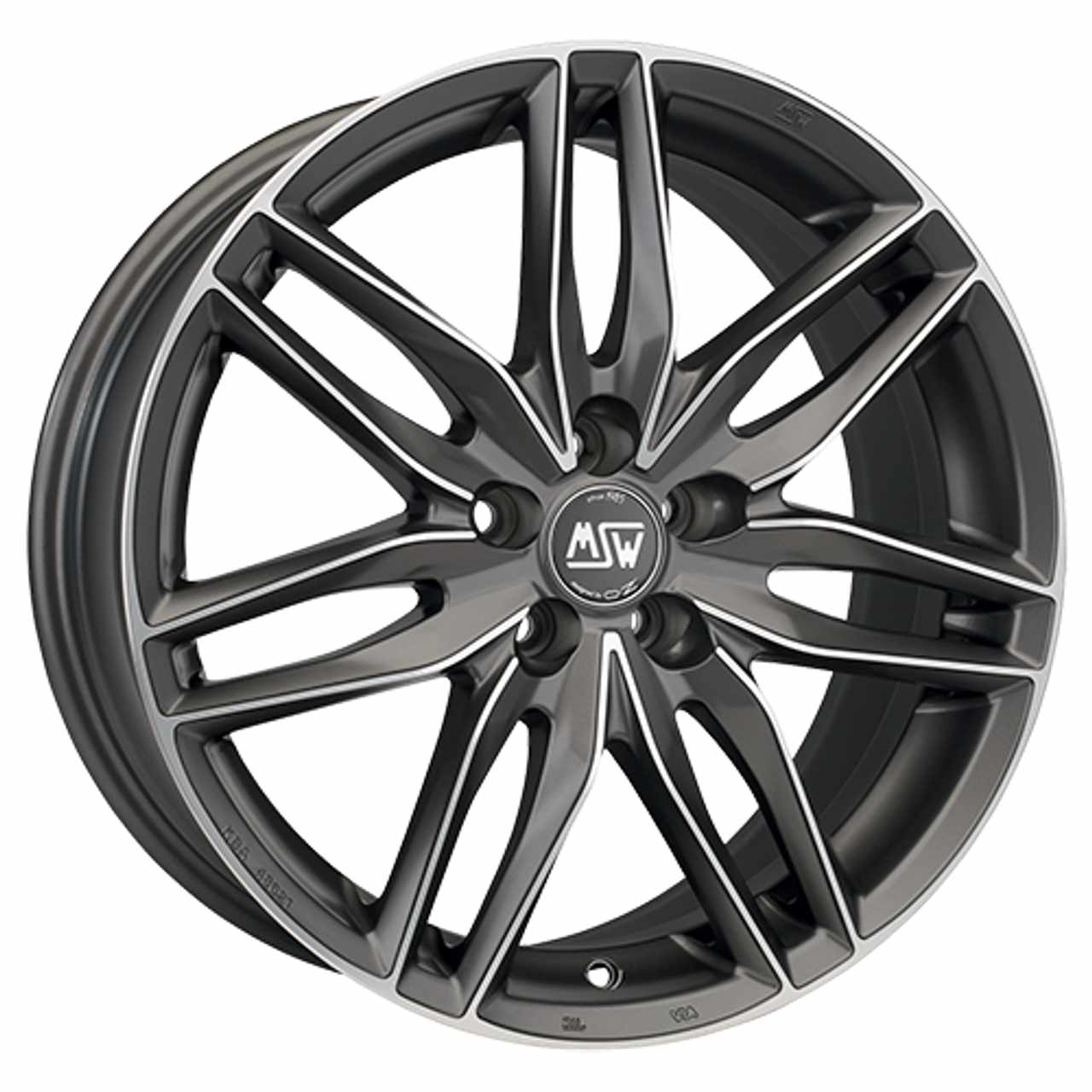 MSW (OZ) MSW 24 gun metal poliert 7.5Jx16 5x114.3 ET45