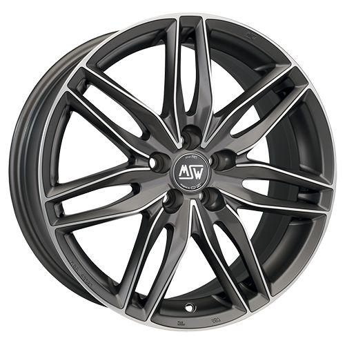 MSW (OZ) MSW 24 gun metal poliert 8.0Jx17 5x100 ET35