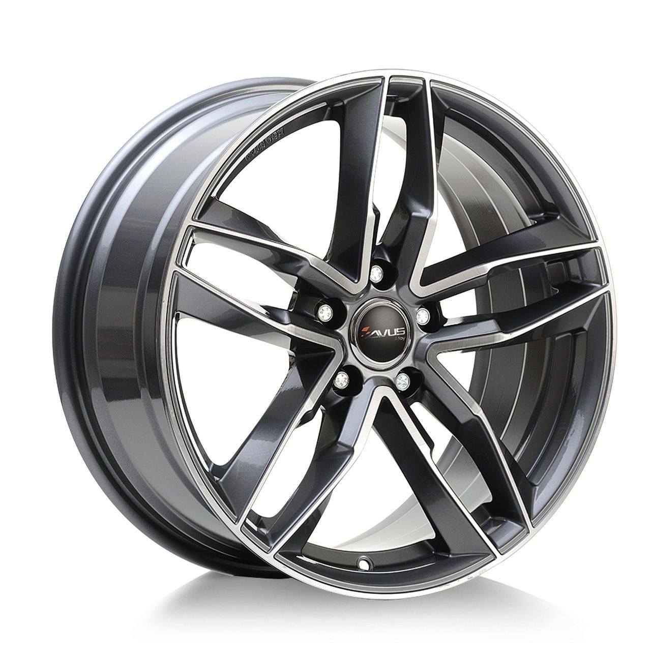 AVUS RACING AF16 anthracite polished 9.0Jx20 5x112 ET40