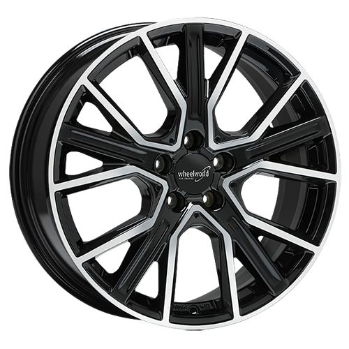 WHEELWORLD-2DRV WH34 schwarz hochglanzpoliert 8.5Jx19 5x112 ET35