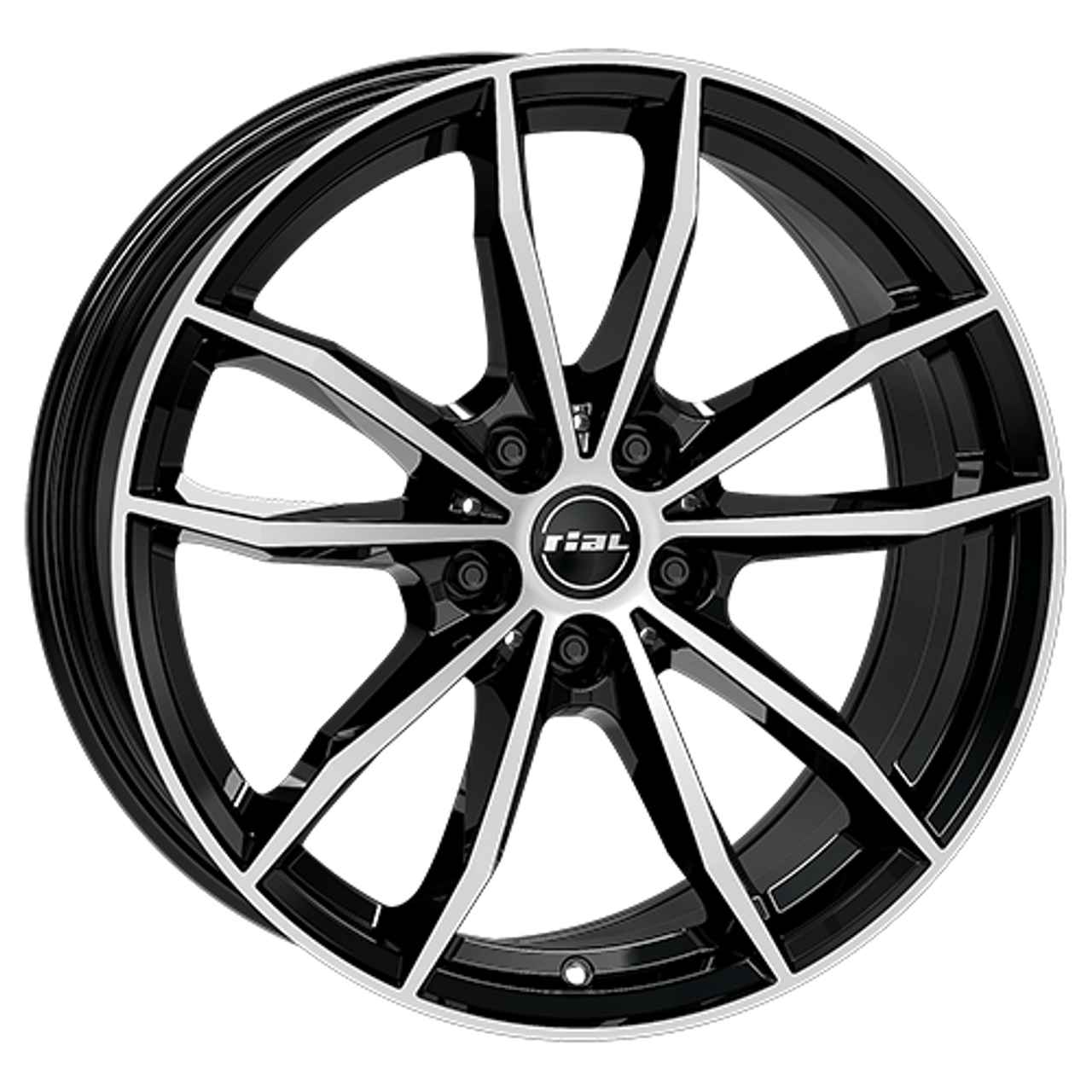 RIAL X12 diamantschwarz frontpoliert 8.0Jx19 5x112 ET47