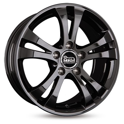 MAM MAM D2 black painted 7.5Jx16 5x112 ET45