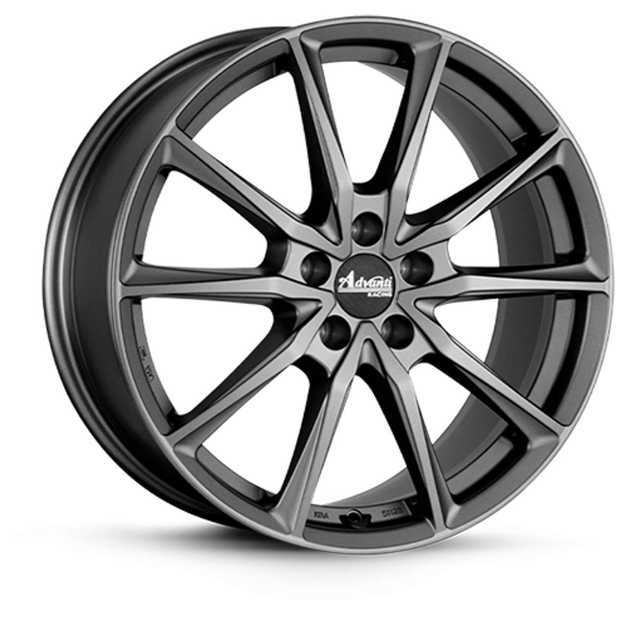 OXXO WHEELS CENTURIO DARK matt gunmetal 7.5Jx17 5x114.3 ET45