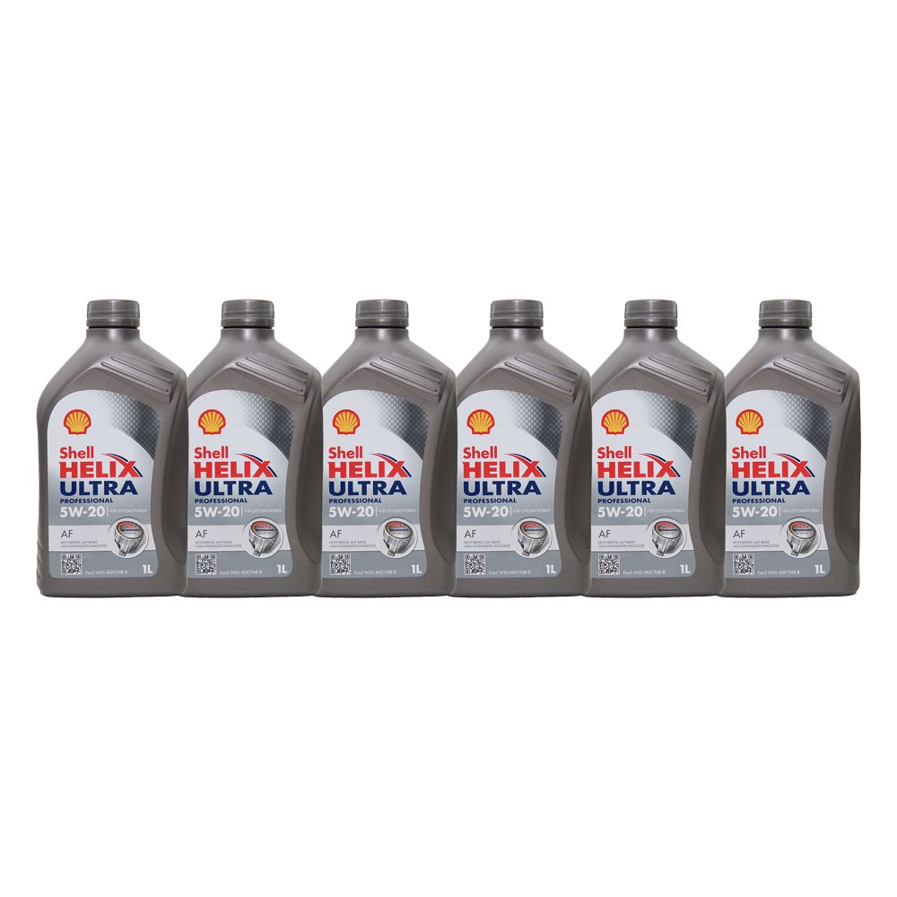 Shell Helix Ultra Professional AF 5W-20 6x1 Liter