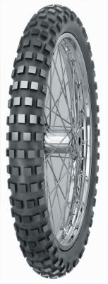 MITAS E-09 DAKAR FRONT 90/90 - 21 M/C TL 54R YELLOW STRIPE FRONT M+S