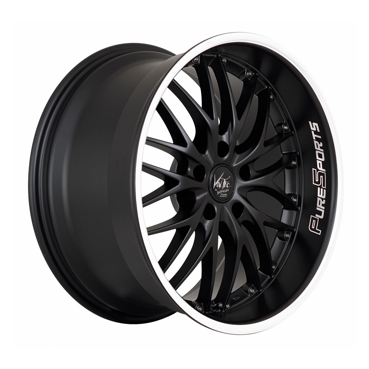 BARRACUDA VOLTEC T6 mattblack puresports color trim weiss 9.0Jx18 5x120 ET38