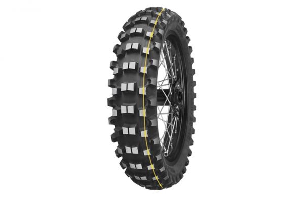 MITAS C-18 COUNTRY CROSS 120/90 - 18 TT 65R YELLOW STRIPE REAR