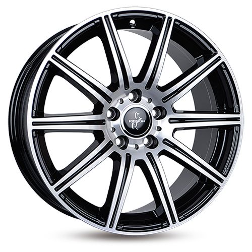 KESKIN KT16 DYNAMIC black front polished 8.5Jx19 5x112 ET45