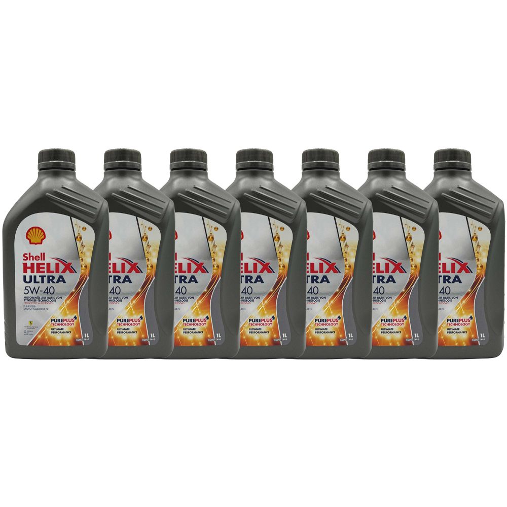 Shell Helix Ultra 5W-40 7x1 Liter