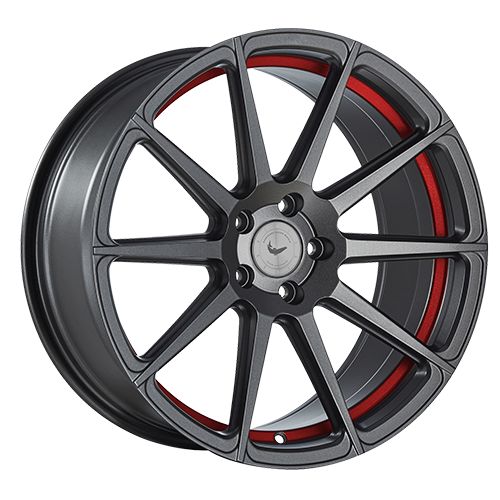 BARRACUDA PROJECT 2.0 Mattgunmetal/ undercut Color Trim rot 10.5Jx20 5x114.3 ET40