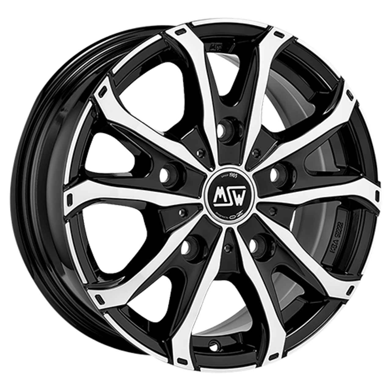 MSW (OZ) MSW 48 VAN 5H gloss black full polished 7.5Jx18 5x120 ET53