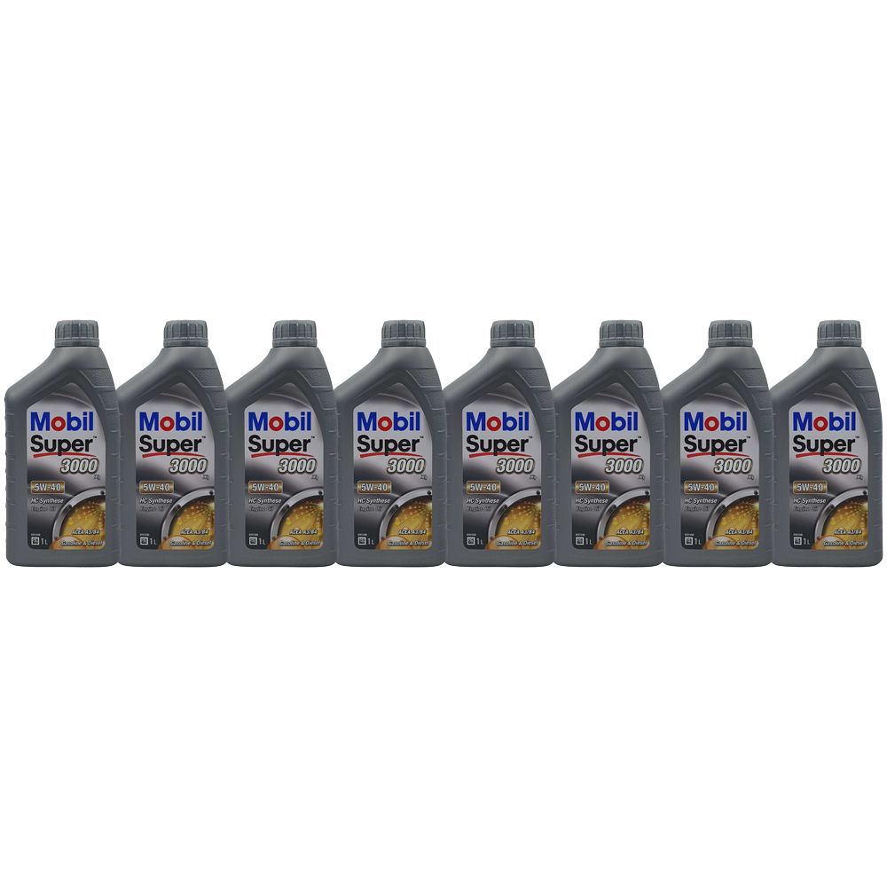 Mobil Super 3000 X1 5W-40 8x1 Liter