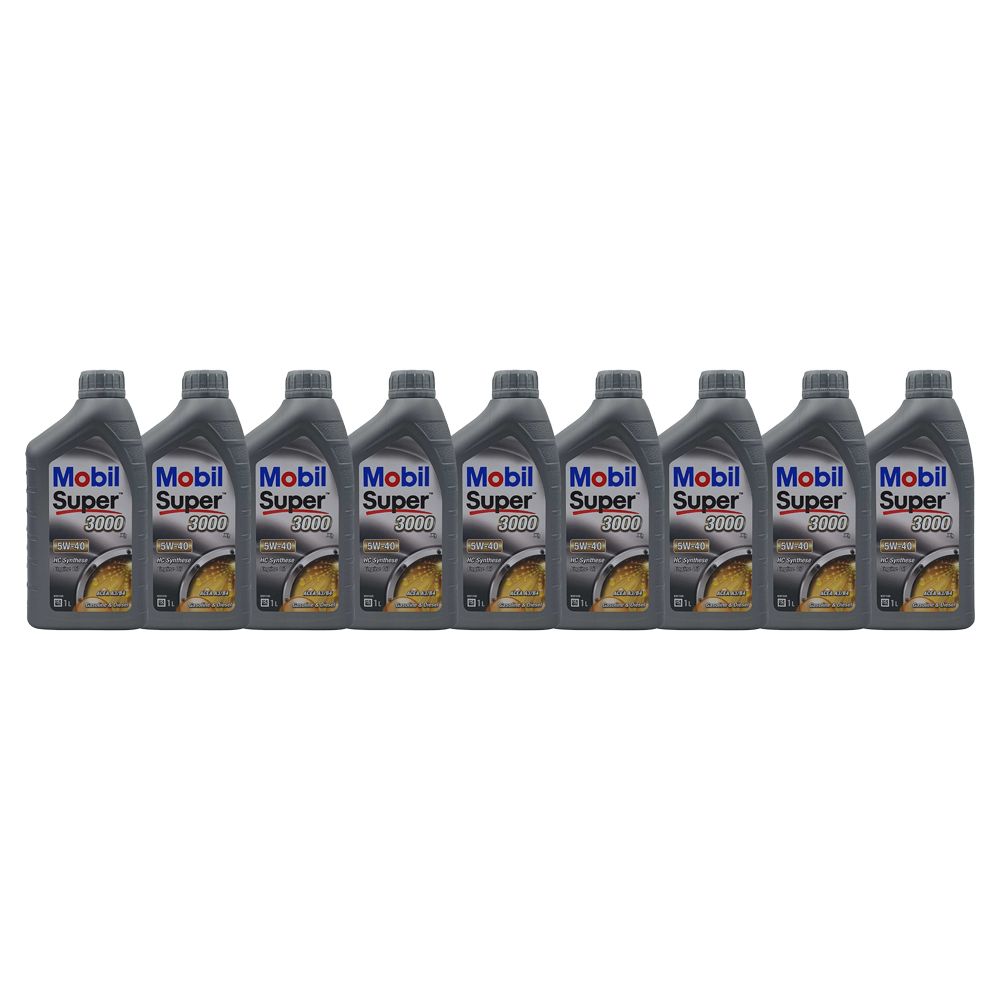 Mobil Super 3000 X1 5W-40 9x1 Liter