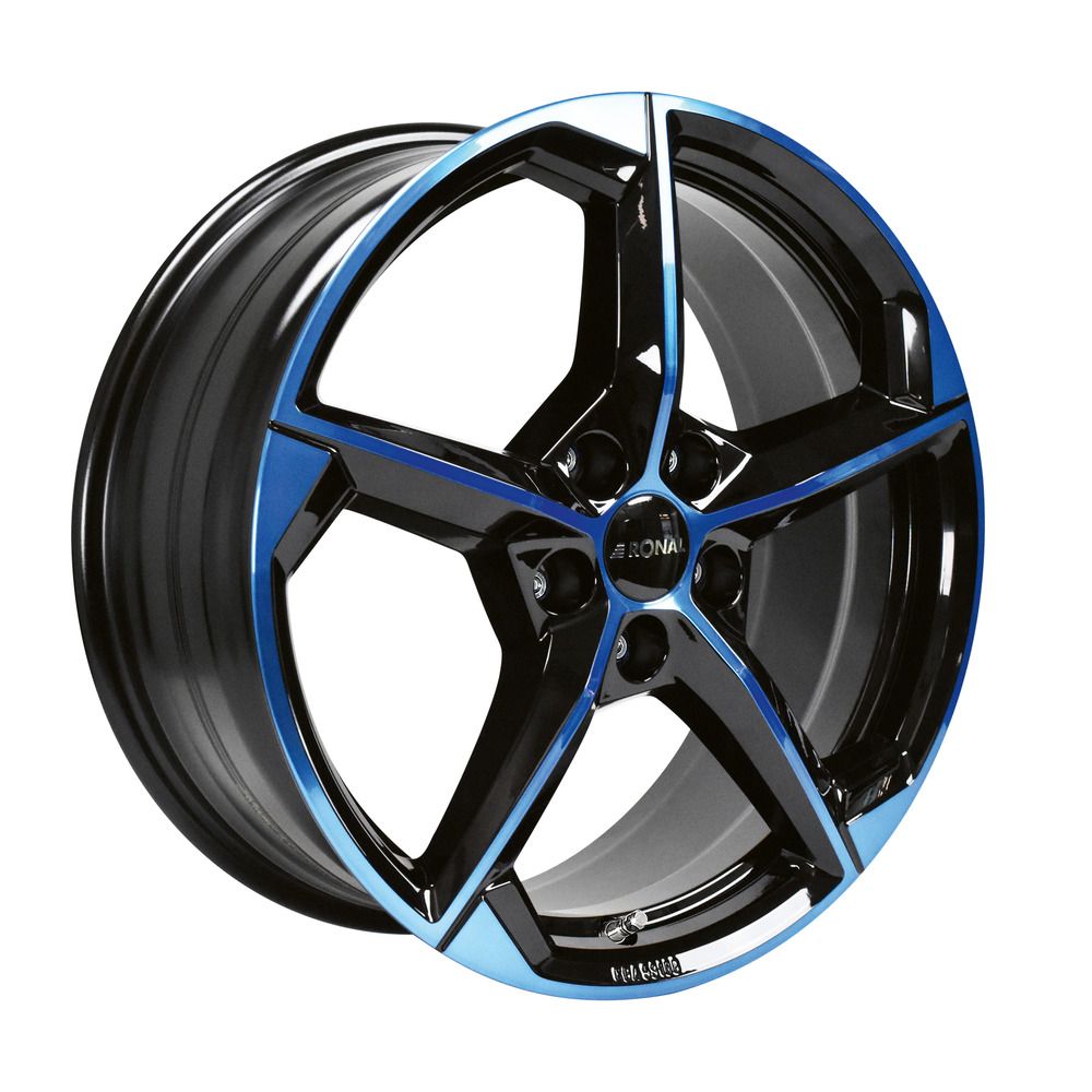 RONAL RONAL R66 jetblack-blue tinted 8.0Jx19 5x112 ET44