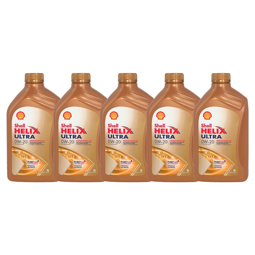 Shell Helix Ultra Professional AV-L 0W-20 5x1 Liter