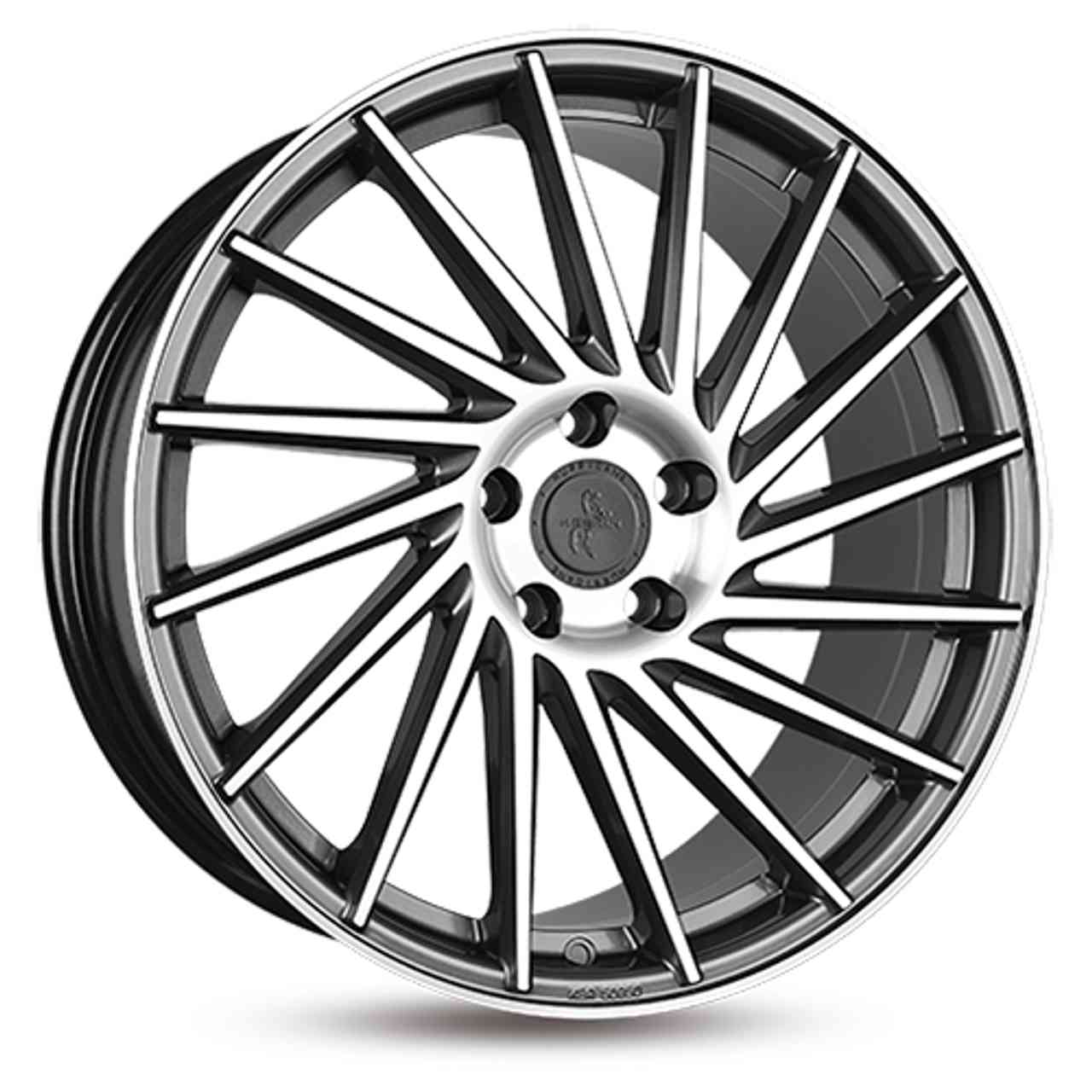 KESKIN KT17 HURRICANE palladium front polished 8.0Jx18 5x108 ET45