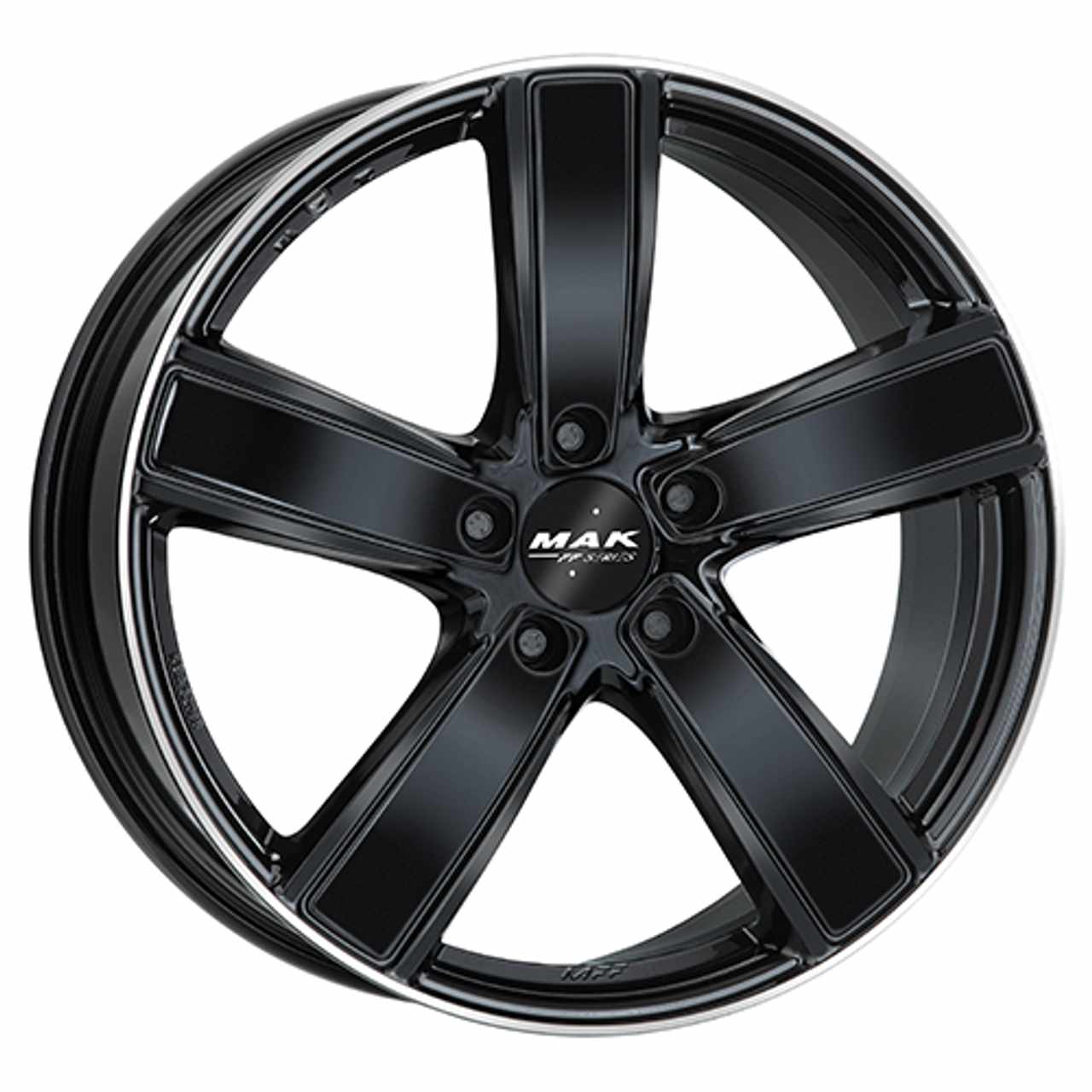 MAK TURISMO-FF gloss black 9.0Jx21 5x130 ET60