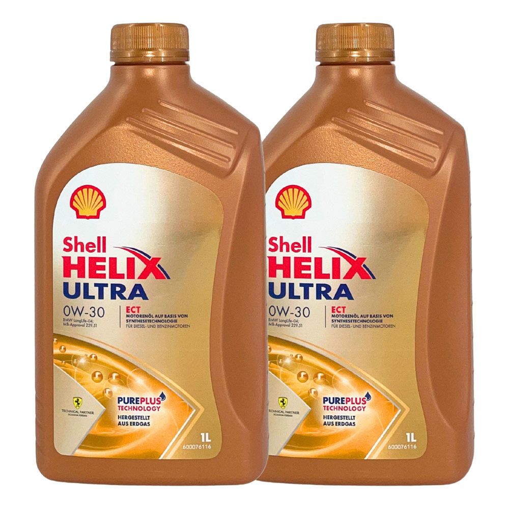 Shell Helix Ultra ECT 0W-30 2x1 Liter