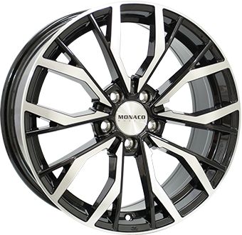 MONACO WHEELS MONACO GP5 gloss black polished 8.0Jx19 5x114.3 ET40