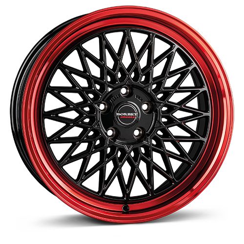 BORBET DESIGN B black rim red 8.5Jx20 5x112 ET45