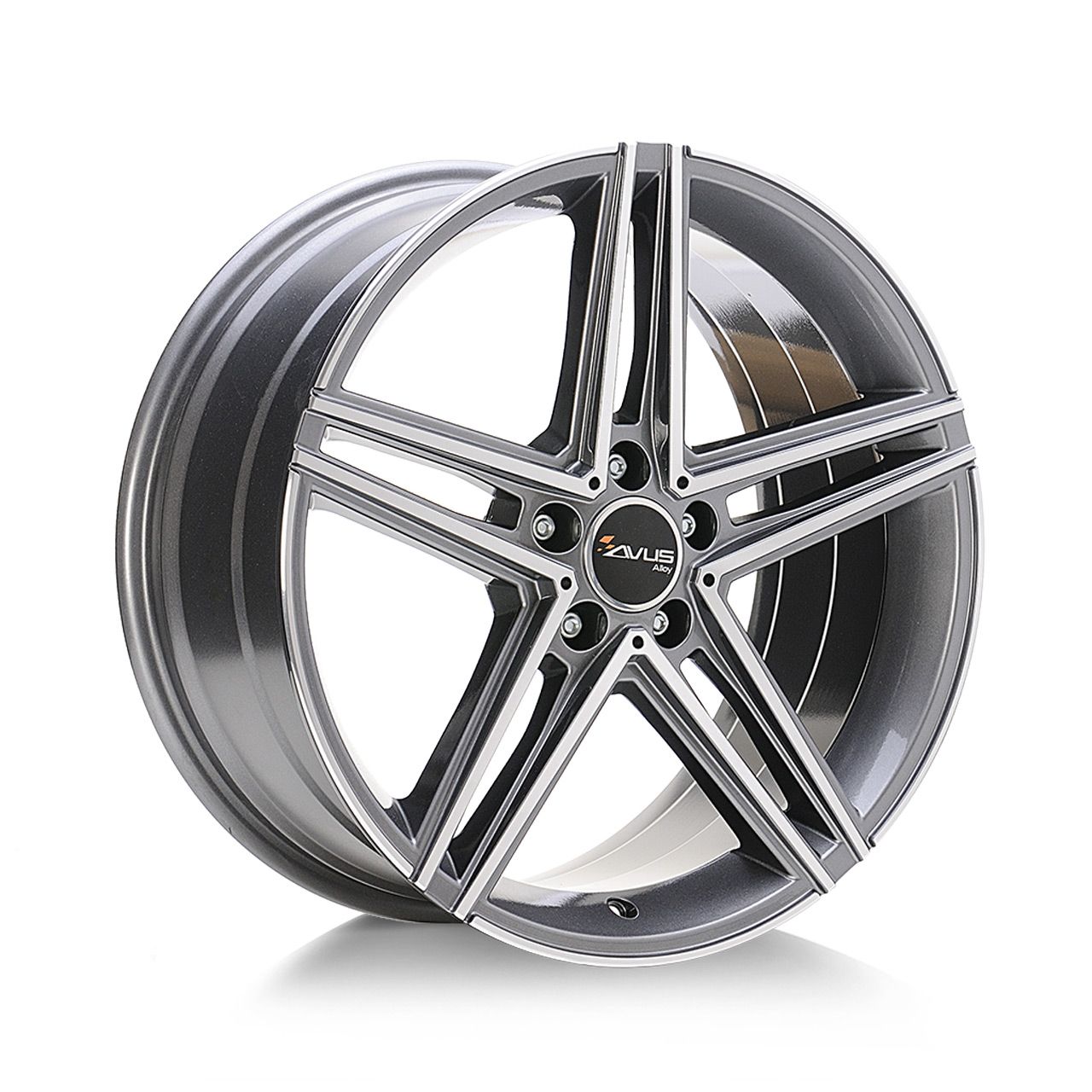 AVUS RACING AC-515 anthracite polished 7.5Jx17 5x112 ET52.5