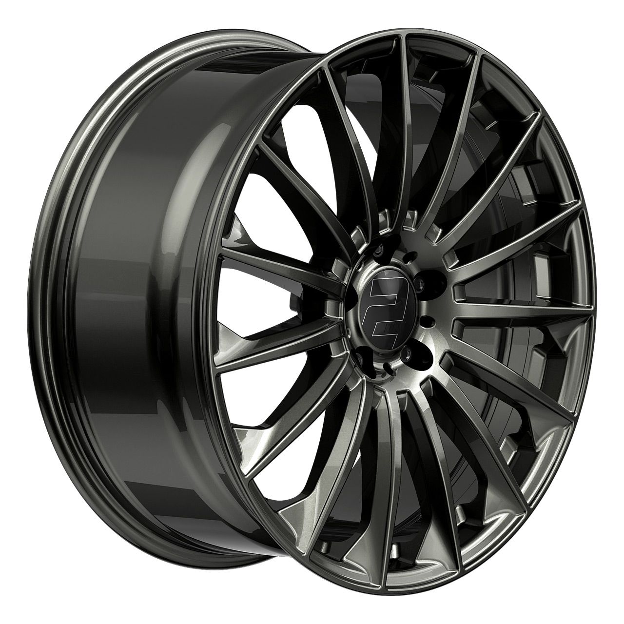 WHEELWORLD-2DRV WH39 Dark gunmetal full painted 9.0Jx20 5x112 ET35