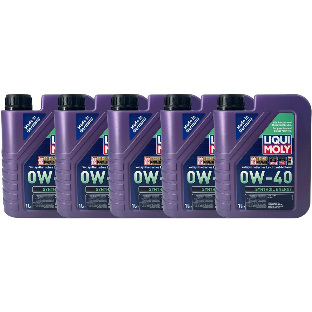 Liqui Moly Synthoil Energy 0W-40 5x1 Liter