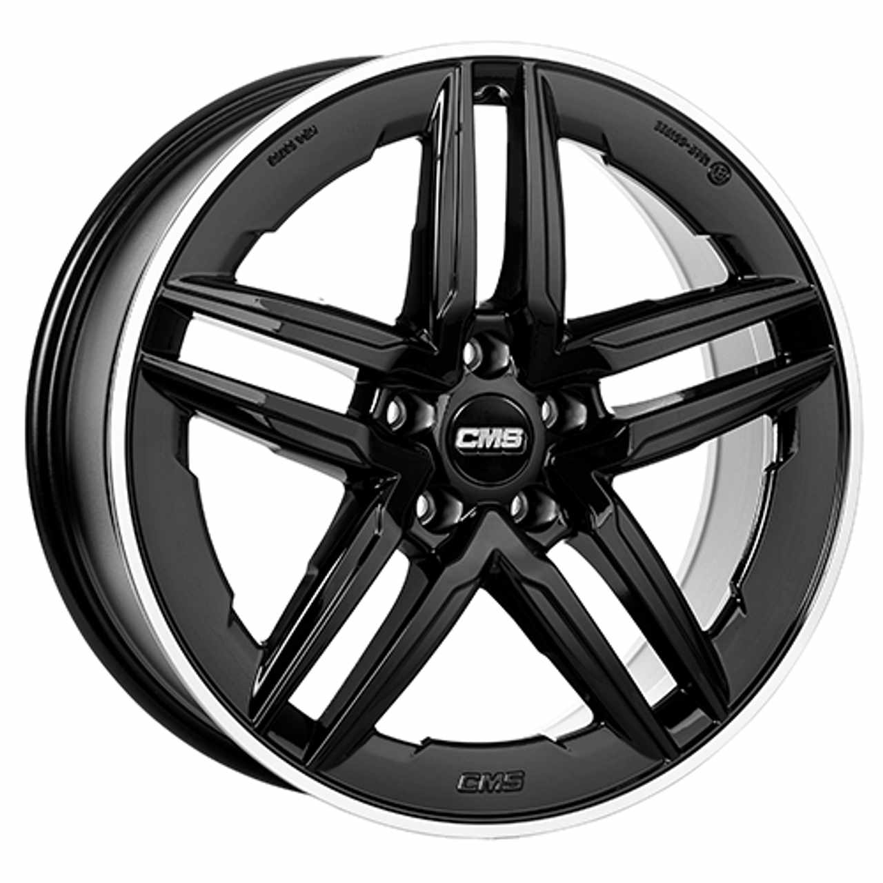 CMS C29-AERO diamond rim black gloss 8.0Jx19 5x112 ET32