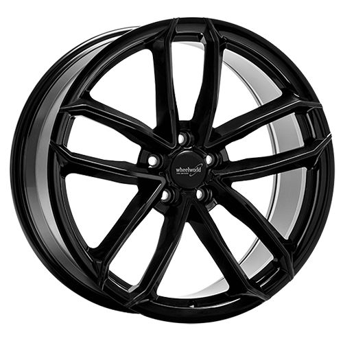 WHEELWORLD-2DRV WH33 black glossy painted 9.0Jx20 5x112 ET40