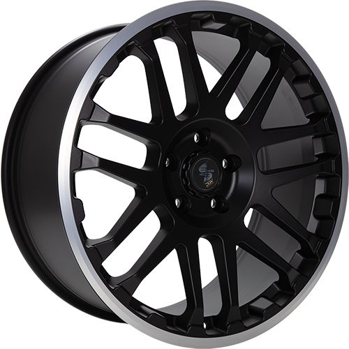 ETABETA COMBAT Black matt lip polished 7.0Jx17 5x120 ET50