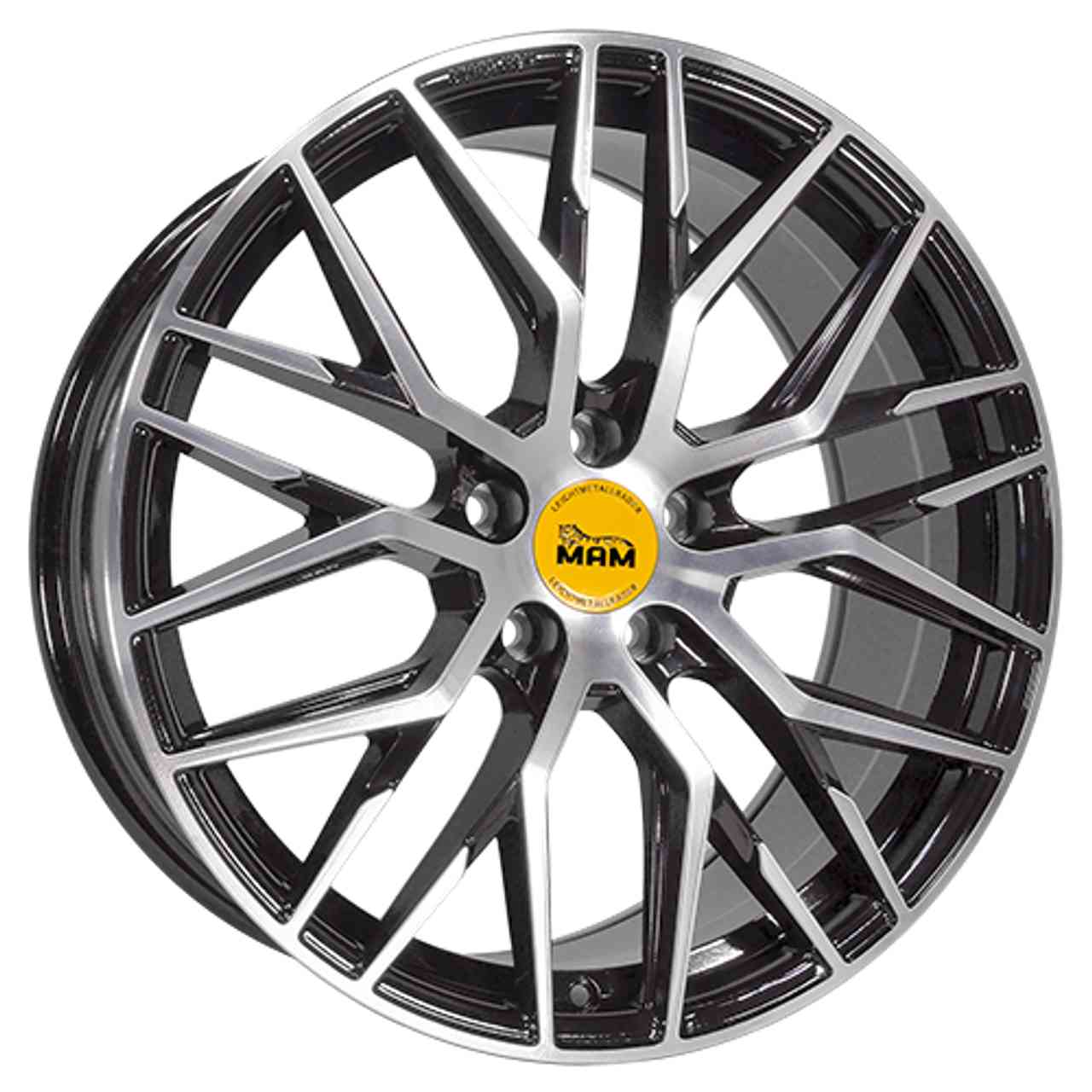 MAM MAM RS4 black front polished 8.0Jx18 5x112 ET30