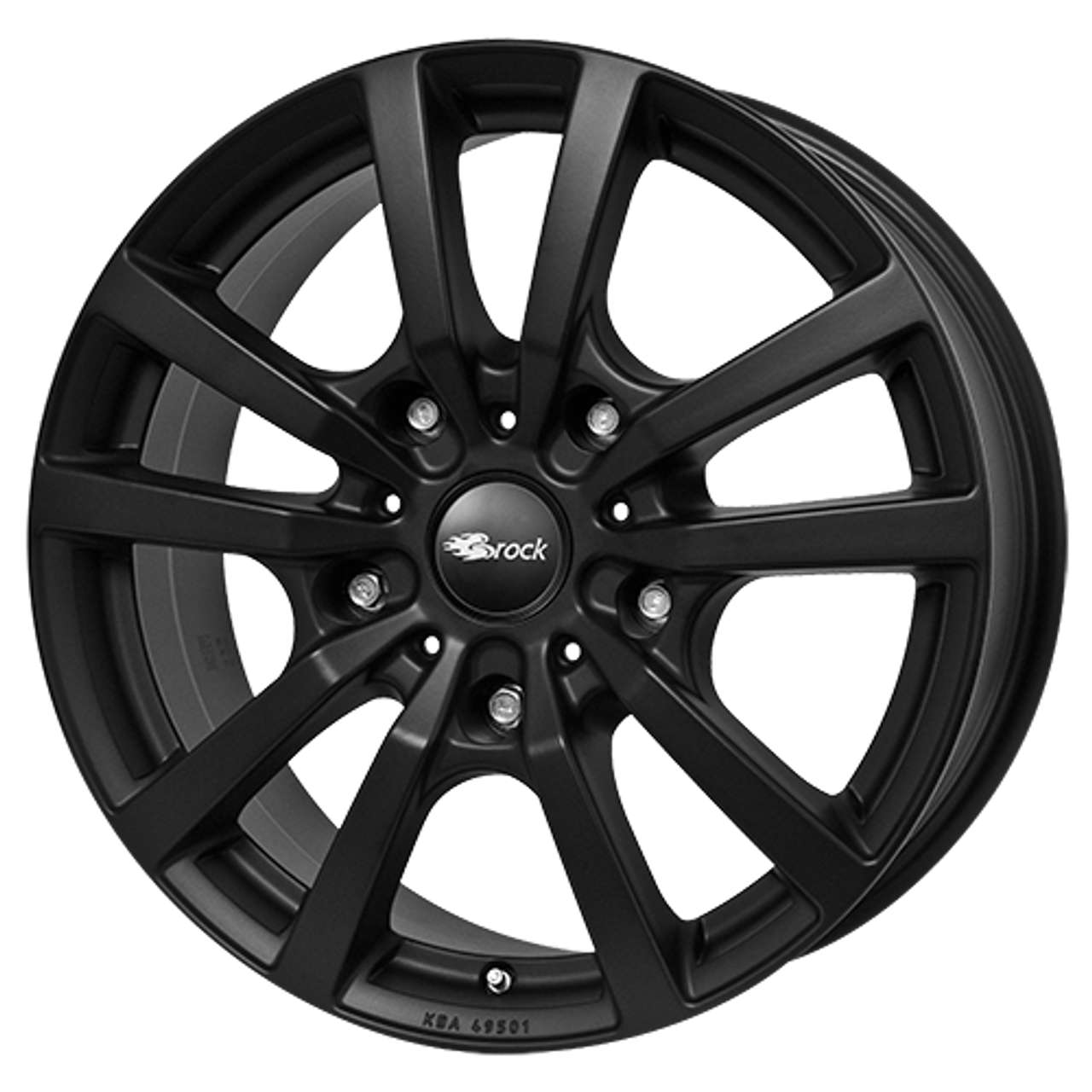 RC-DESIGN RC25T schwarz klar matt (skm) 7.5Jx18 5x108 ET45