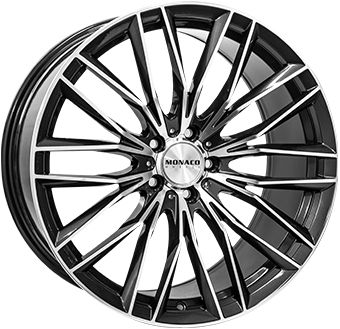 MONACO WHEELS MONACO GP2 anthracite/polished 9.5Jx21 5x108 ET40