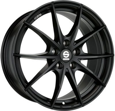 SPARCO TROFEO 5 matt black 7.5Jx17 5x108 ET45