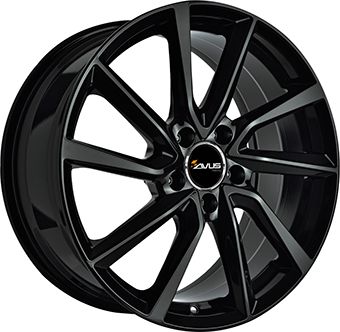 AVUS RACING AC-518 black 7.0Jx17 4x100 ET40