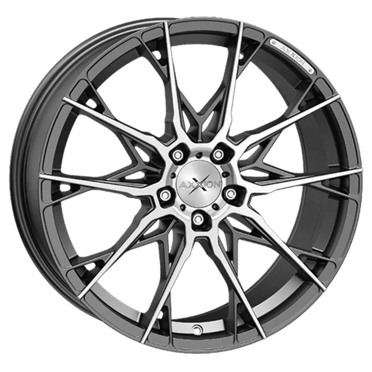 AXXION X1 dark gunmetal matt polished 8.5Jx19 5x112 ET35