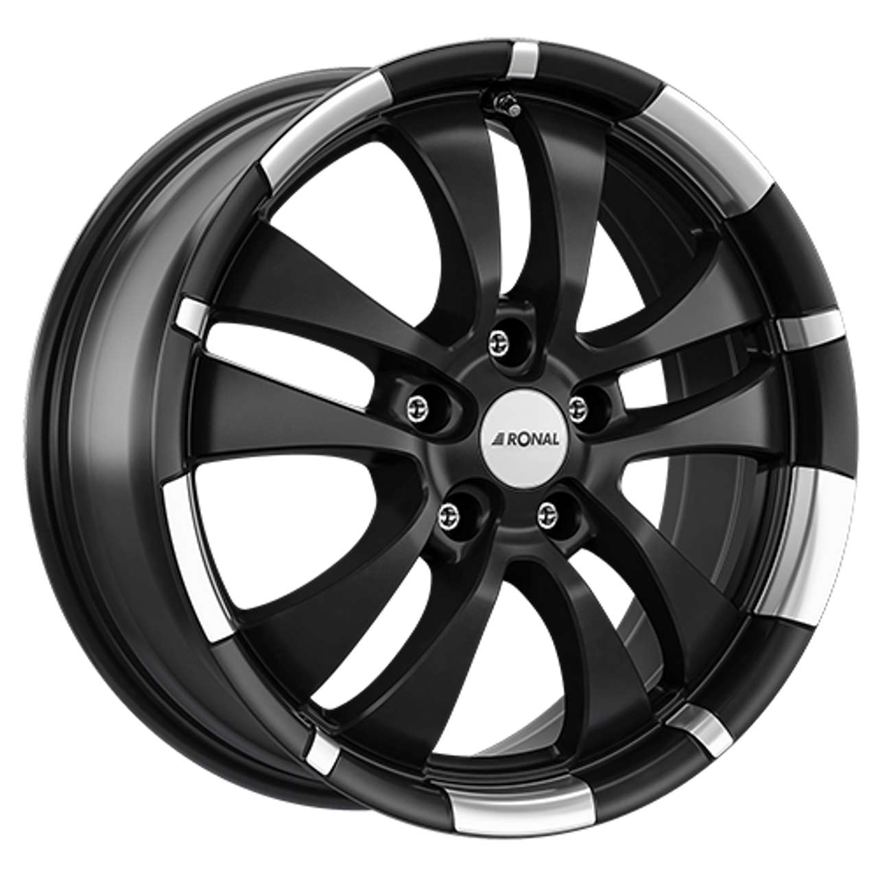 RONAL RONAL R59-5 jetblack-matt-hornkopiert 7.5Jx18 5x114.3 ET40