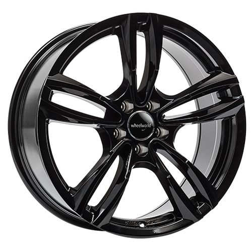 WHEELWORLD-2DRV WH29 schwarz glänzend lackiert 8.5Jx19 5x112 ET25